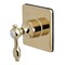 Kingston Brass KS3042TAL Tudor Three-Way Diverter Valve W/ Trim Kit, Polished Brass KS3042TAL - alternate 1